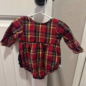 RuffleButts Bubble Romper Set (Christmas + Thanksgiving) | Baby Girl 6M